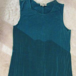 Norm Thompson Aqua Blue Sleeveless Dress 2X